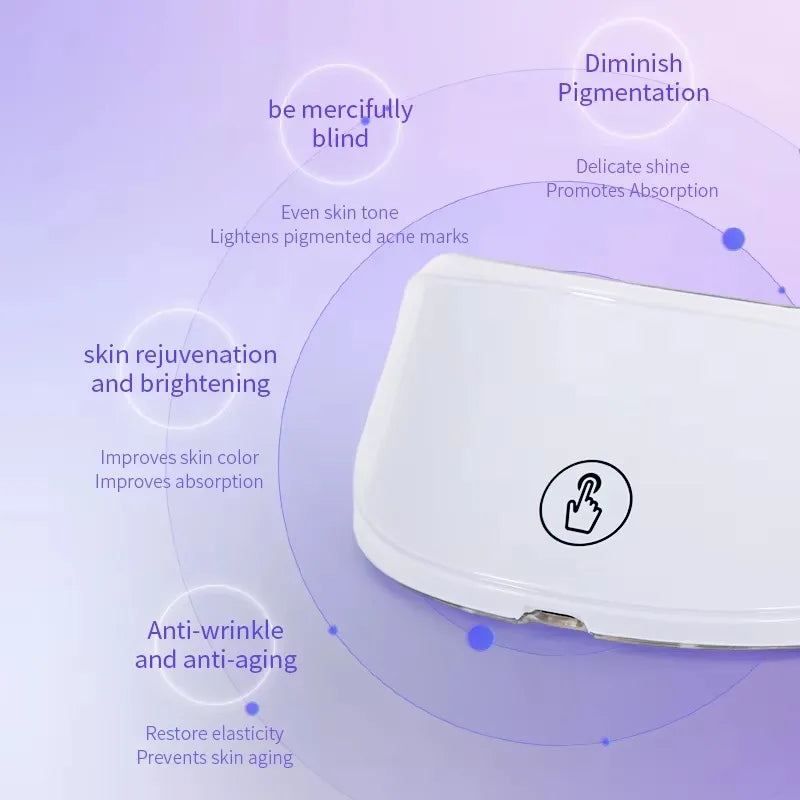 Neck LED Mask 7 Colors Photon Skin Brightening Anti-Wrinkle Neck Lift Beauty Mask Skin Tightening Neck Wrinkle Remover Skincare